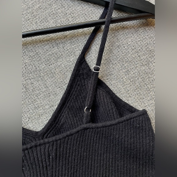 ✨ Abercrombie & Fitch Ribbed Midi V-Neck Sweater Dress in Size : XL ✨ - Picture 6 of 11